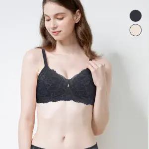 제임스딘 여성 럭셔리 랏셀 레이스브라 편안한 풀컵 브래지어 B컵 C컵 브라자