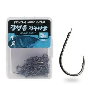 DK 감성돔 지누바늘 5호 블랙니켈 덕용 낚시바늘 DK 감성돔 지누바늘 5호