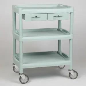 [열린세상] 다용도 병원 드레싱 3단 서랍 2칸 이동카트 Y-201D