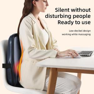 목마사지베게 허리 마사지기 조직 휴대용 베개 무선 열 깊은 마사지