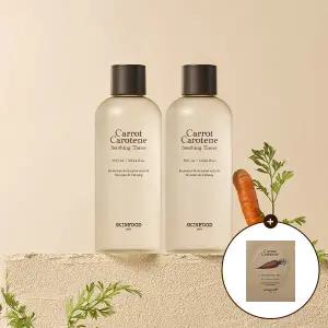 [스킨푸드][쿠폰가19,770원][1+1]캐롯 카로틴 수딩 토너 300ml + (증정) 캐롯패드2매입1개