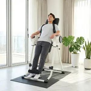 [반석스포츠]휴먼M 전동거꾸리/꺼꾸리/스트레칭/헬스기구/거꾸로/물구나무서기/자동발걸이