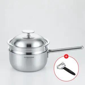 [롯데 단독 사은품 증정]  316STS 통5중 올인원냄비(스텐뚜껑)