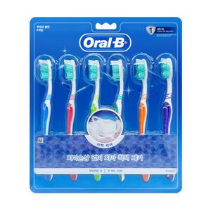 오랄비 후레쉬클린 40모 칫솔 6개입 / 성인칫솔