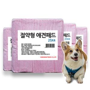 펫쿡패드 절약형 17g 400매 핑크 펫쿡 애견패드