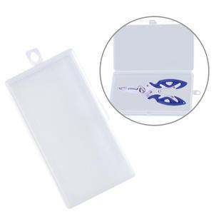 투명 (고리 사각 케이스 B타입 8호) 수납 보관 소품 홀더 pp 통