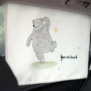 [텐바이텐]댄싱베어 차량용 햇빛가리개/다용도가리개커튼