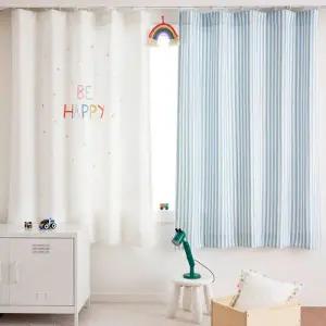 [텐바이텐][맞춤]해피 아이방 항균 반창커튼 창문/작은창커튼 블루