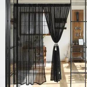 [텐바이텐]사각레이스 창문가리개 패브릭 중문 방문 커튼 가림막