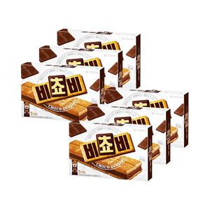 오리온 비쵸비 125g x 6개/ 크래커 초콜릿 샌드과자