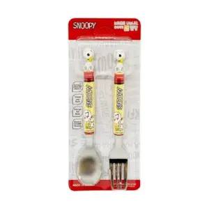 [텐바이텐]스누피 입체 통통 스푼 포크 세트 어린이 유치원 수저