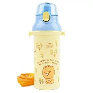 [텐바이텐]카카오리틀프렌즈 라이언 어깨끈 원터치 물통 450ml