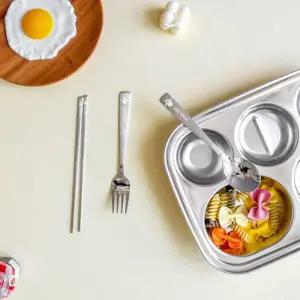 [텐바이텐]유아 곰돌이 수저 세트 아기 어린이집 유치원 숟가락 포크 젓가락