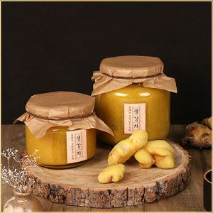 푸릇푸릇 유기농설탕을 넣은 수제 생강청 생강차 수제청 550g