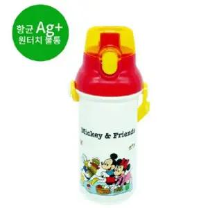 [텐바이텐]일본 수입 스케이터 미키 프렌즈 원터치 물통