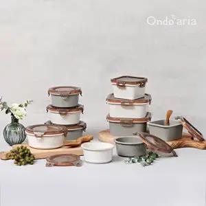 Ondo℃ 온도 아리아 밀폐용기 세트 10p