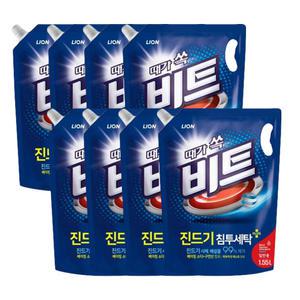 때가쏙비트 액체 세탁세제 리필 1.55L 8개 1박스 일반용