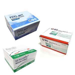 인슐린 주사기 모음 + 3M마이크로포 반창고 1개 (증 정) 멸균주사기 벡톤디킨슨 BD 성심 필텍