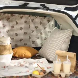 [텐바이텐]테디베어 체크 차량용 햇빛가리개 2size