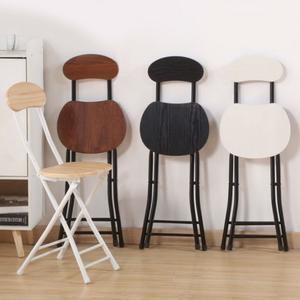 원형 접이식 등받이 의자 사무실 교회 카페 접이의자 4컬러