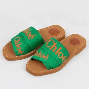 [로로모다]  우디 플랫 뮬 슬리퍼   CHC23U188EF-98R