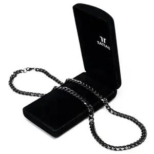 TUC-806 블랙 텅스텐 체인 목걸이 무료배송 평생AS