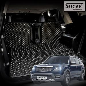 더뉴 모하비 슈카마켓 퀄팅 트렁크매트 7인승 일체형 차박 용품 기아