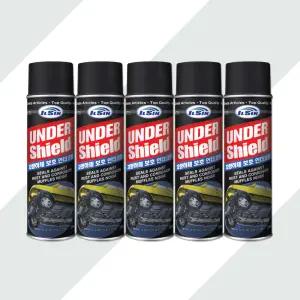 일신 언더 코팅제 스프레이 550ml 5개 흑색 유성