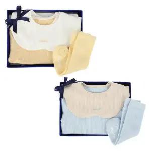 갤러리아 (압소바출산,백일,조카옷)데이지바디슈트턱받이양말세트(A25-10617)