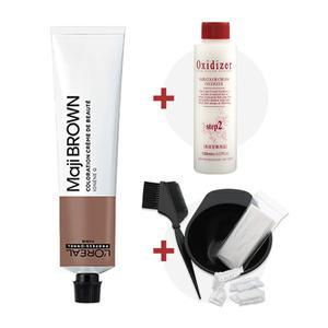 로레알 마지브라운 50ml 염색약 미용실 마지렐 + 시술도구