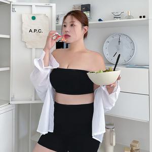 1+1[제작/빅사이즈]이블렛 듀플릿 인견 튜브 브라탑 제이스타일