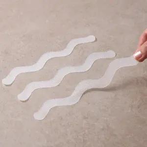 욕실 바닥 미끄럼방지 테이프 논슬립 스티커 12P 스크래퍼세트