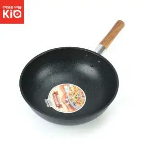 국산 은나노 마블 중국팬 (사이즈선택) 양면마블 코팅 웍 튀김팬 볶음 중국집 식당 업소용 학교 급식