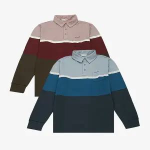 [대구백화점] [크로커다일]코트나 원사 스트라이프 카라 티셔츠(CDAAATS3451)