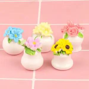 납골당 미니 화분 세트 꾸미기 꽃 미니어처 조화/조경 데코 오브제 성묘 인테리어 장식 인조 식물 성묘용