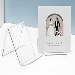 아크릴 상품 진열 받침대 도서 북 핸드폰 전시대 중