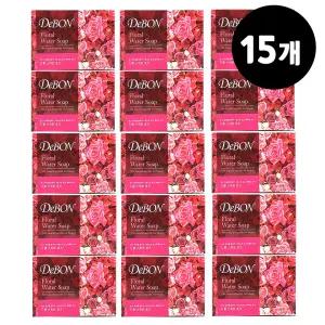 LG 드봉 목욕 세수비누 100gX15개 / 스위트로즈