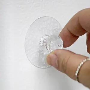 창문 투명 손잡이 부착식 선반 도어 WF3D248