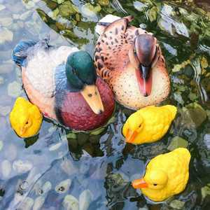 오리 원앙 장식 연못 꾸미기 조형물 귀여운 물에 뜨는 인테리어