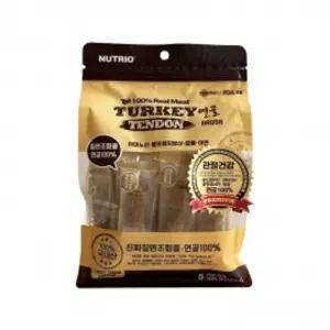 (라이코스)뉴트리오 칠면조힘줄 연골브러쉬 20P강아지연골간식 반려견연골