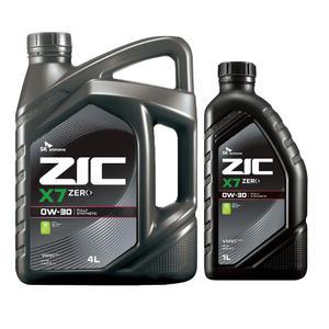 지크 제로 ZIC X7 ZERO 0W30 4L+1L 5L set