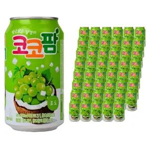 해태 코코팜 포도 340ml x 48캔 (24캔 2박스)