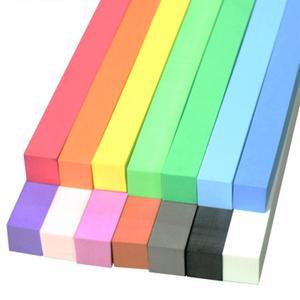 EVA 폼 사각 막대 칼라막대 압축스펀지 2cm x 1m 5개입 공예 만들기 재료