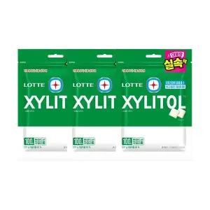 롯데웰푸드 자일리톨 오리지날 리필 231g, 3개