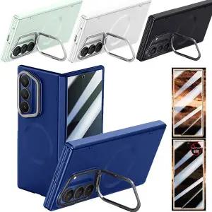 갤럭시 z폴드7 폴드7 클리어 사생활 액정 보호 스탠드 그립 맥세이프 힌지 하드 풀커버 케이스