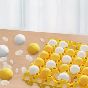 계란판놀이 유아 학생 가족 보드게임 실버 단체 야유회 레크레이션 탁구공 빙고 게임 세트