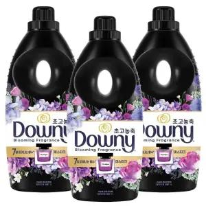 다우니 초고농축 섬유유연제 미스티크 본품 1L 3개