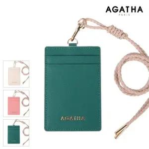 소가죽 목걸이 카드지갑