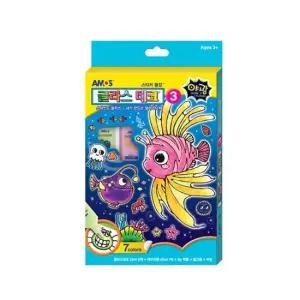 아모스 글라스데코 3번 야광 7색 자재