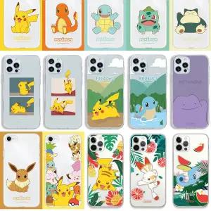 갤럭시와이드6 퀀텀6 퀀텀5 M16 A36 A26 포켓몬 피카츄 파이리 꼬부기 투명 젤리 휴대폰 케이스